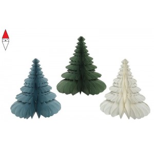 , , , DECORAZIONE NATALE KAEMINGK TREE PAPER ALBERO IN CARTA DIA38 X H38 CM 3 COLORI