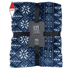 , , , NATALE KAEMINGK PLAID BLU/BIANCO