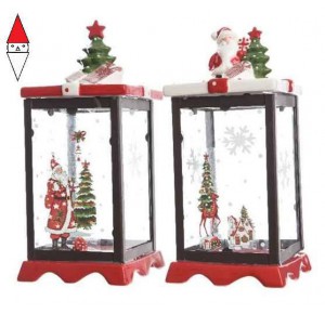 , , , NATALE KAEMINGK DOL LANTERN 2ASS CON ALBERO SANTA TOP
