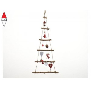 , , , NATALE KAEMINGK BIRCH XMAS TREE DECO RED