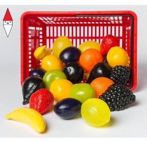 , , , GIOCO DI IMITAZIONE LAP LAVORAZIONE ARTICOLI PLASTICI CESTINO FRUTTA 27PZ