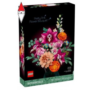 , , , COSTRUZIONE LEGO BOUQUET DI FIORI ROSA