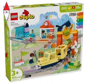 , , , COSTRUZIONE LEGO GRANDE TRENO COMUNITARIO INTERATTIVO