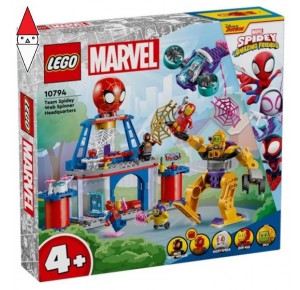 , , , COSTRUZIONE LEGO QUARTIER GENERALE DI TEAM SPIDEY