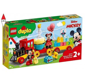 , , , COSTRUZIONE LEGO IL TRENO DEL COMPLEANNO DI TOPOLINO E MINNIE