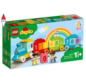 , , , COSTRUZIONE LEGO TRENO DEI NUMERI IMPARIAMO A CONTARE