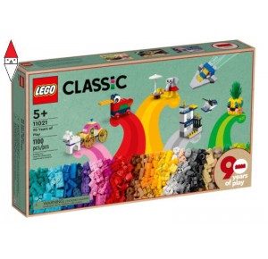 , , , COSTRUZIONE LEGO 90 ANNI DI GIOCO LEGO CLASSIC