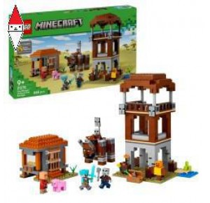 , , , LEGO MINECRAFT - L AVAMPOSTO DEL SACCHEGGIATORE E PREDONE