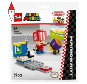 , , , COSTRUZIONE LEGO MARIO KART  TOAD (PIT CREW)