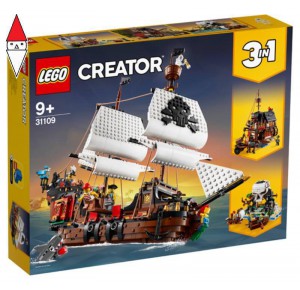 , , , COSTRUZIONE LEGO GALEONE DEI PIRATI