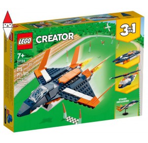 , , , COSTRUZIONE LEGO JET SUPERSONICO (LEGO CREATOR)