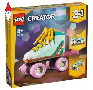 , , , COSTRUZIONE LEGO PATTINI A ROTELLE RETRO