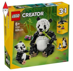 , , , COSTRUZIONE LEGO FAMIGLIE DI ANIMALI: PANDA