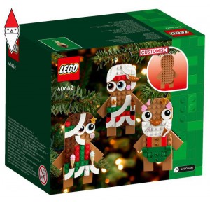 , , , COSTRUZIONE LEGO ORNAMENTI DI PAN DI ZENZERO
