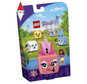 , , , COSTRUZIONE LEGO IL CUBO DEL FENICOTTERO DI OLIVIA