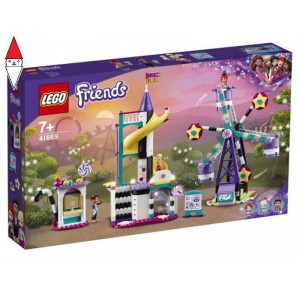 , , , COSTRUZIONE LEGO LA RUOTA PANORAMICA E LO SCIVOLO MAGICI