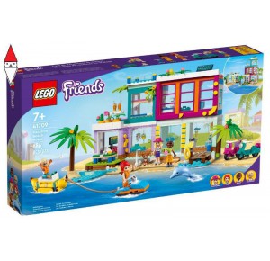 , , , COSTRUZIONE LEGO CASA DELLE VACANZE SULLA SPIAGGIA (LEGO FRIENDS)