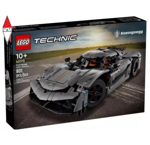 , , , COSTRUZIONE LEGO HYPERCAR KOENIGSEGG JESKO ABSOLUT GRIGIA