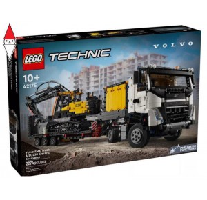 , , , COSTRUZIONE LEGO AUTOCARRO VOLVO FMX ED ESCAVATORE ELETTRICO EC230