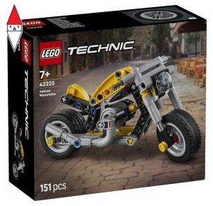 , , , COSTRUZIONE LEGO MOTO GIALLA