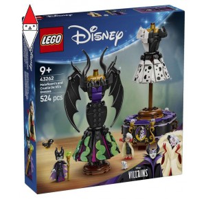 , , , COSTRUZIONE LEGO ABITI DI MALEFICA E CRUDELIA DE MON