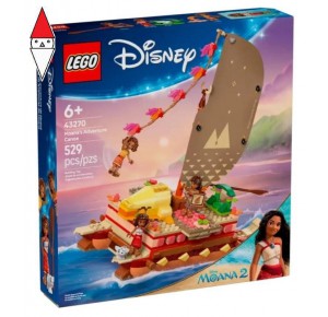 , , , COSTRUZIONE LEGO LA CANOA DI VAIANA