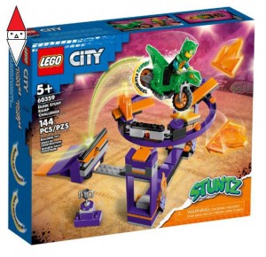 , , , COSTRUZIONE LEGO SFIDA ACROBATICA SCHIACCIATA SULLA RAMPA