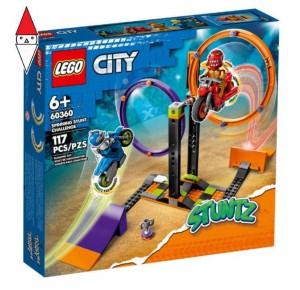 , , , COSTRUZIONE LEGO SFIDA ACROBATICA ANELLI ROTANTI