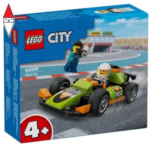 , , , COSTRUZIONE LEGO AUTO DA CORSA VERDE