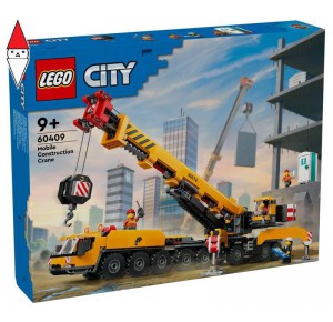 , , , COSTRUZIONE LEGO GRU DA CANTIERE MOBILE GIALLA
