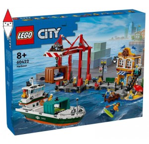 , , , COSTRUZIONE LEGO PORTO E NAVE MERCI