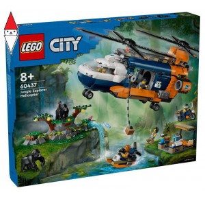, , , COSTRUZIONE LEGO ELICOTTERO DELLESPLORATORE DELLA GIUNGLA