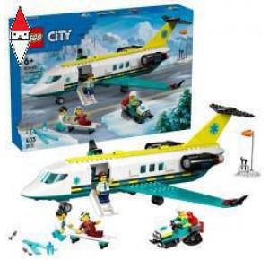 , , , LEGO LEGO CITY - AEREO AMBULANZA DI EMERGENZA