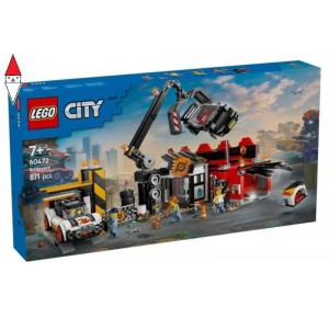 , , , COSTRUZIONE LEGO SFASCIACARROZZE CON AUTO