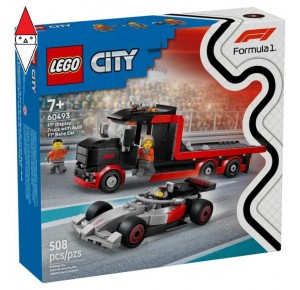 , , , COSTRUZIONE LEGO DISPLAY TRUCK F1 CON AUTO DA CORSA AUDI F1