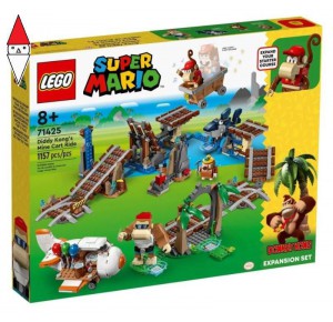 , , , COSTRUZIONE LEGO PACK DI ESPANSIONE CORSA NELLA MINIERA DI DIDDY KONG