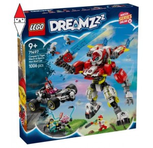 , , , COSTRUZIONE LEGO MECH TIGRE DI COOPER E BOLIDE DI ZERO