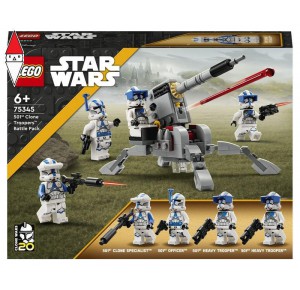 , , , COSTRUZIONE LEGO BATTLE PACK CLONE TROOPERS LEGIONE 501