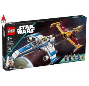 , , , COSTRUZIONE LEGO E-WING DELLA NUOVA REPUBBLICA VS. STARFIGHTER DI SHIN HATI