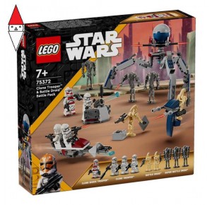 , , , COSTRUZIONE LEGO BATTLE PACK CLONE TROOPER E BATTLE DROID