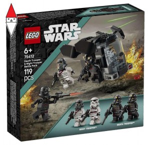 , , , COSTRUZIONE LEGO BATTLE PACK DEATH TROOPER E NIGHT TROOPER