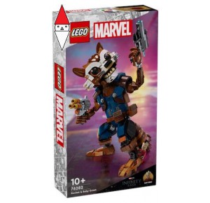 , , , COSTRUZIONE LEGO ROCKET E BABY GROOT