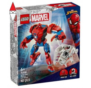 , , , COSTRUZIONE LEGO MECH DI SPIDER-MAN CONTRO ANTI-VENOM