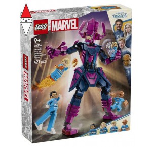 , , , LEGO SUPER HEROES FANTASTICI QUATTRO CONTRO PERSONAGGIO COSTRUIBILE DIGALACTUS