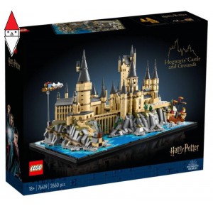 , , , COSTRUZIONE LEGO CASTELLO E PARCO DI HOGWARTS