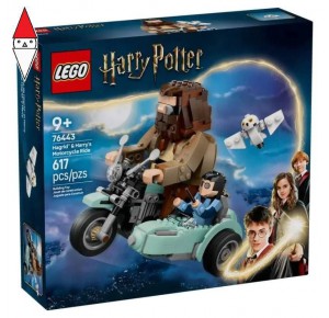 , , , COSTRUZIONE LEGO GIRO SUL SIDECAR DI HAGRID E HARRY