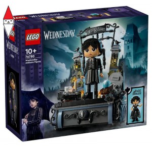 , , , COSTRUZIONE LEGO PERSONAGGIO DI MERCOLEDI   ADDAMS