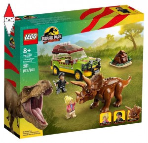 , , , COSTRUZIONE LEGO LA RICERCA DEL TRICERATOPO