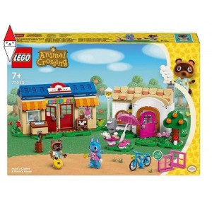 , , , COSTRUZIONE LEGO ANIMAL CROSSING BOTTEGA DI NOOK E CASA DI GRINFIA