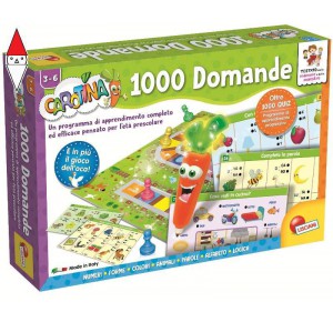 , , , GIOCO EDUCATIVO LISCIANI CAROTINA PENNA PARLANTE 1000 DOMANDE